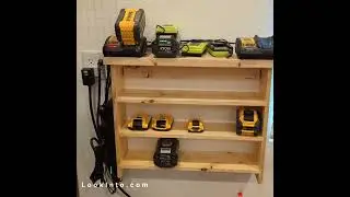 DIY Battery Charging Station How-To Tutorial #shorts