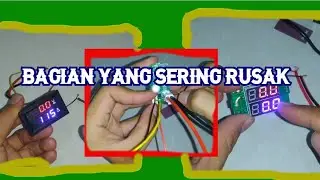How To Repair Volt/Ampere Meter Digital Rusak Pembacaan Pada Display Seven Segmen