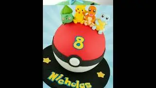 Pokemon Lovers cake 🍰❤️🎂😍 Pokemon cake design 🍰❤️🎂😍#shorts