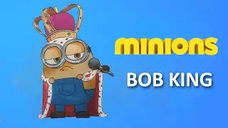 How To Draw Bob King Minion From Minions Easy Step By Step Video Lesson