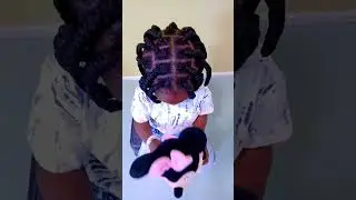 Brazilian wool hairstyle for kids