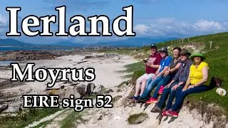 Ierland | Moyrus Beach,  met WW2 Coastal Watch sign Eire 52,  County Galway | Deel 14 | 4K60