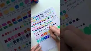 Swatching ALL of my Art Supplies! pt. 18
