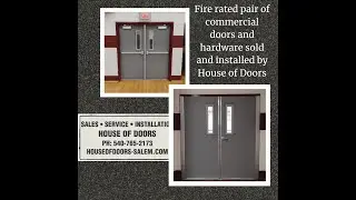 Fire doors and hardware sold and installed in Salem, VA