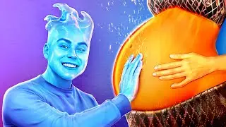 Ember en Wade van Elemental Verwachten een Kindje! Wade Werd VADER! Vuur vs Water Ouderschapshacks!