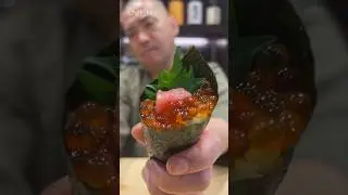 🇯🇵Otoro and Ikura Temaki 🍣 #shorts