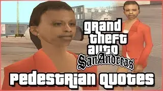 GTA San Andreas Pedestrian Quotes : San Fierro Rich Black Female in Red Dress (#SBFYRI)