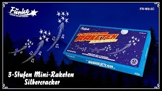 Funke 3 Stufen Miniraketen mit Silbercracker
