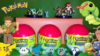 3 Pokemon Surprise Eggs! Unboxing + ANIMATION! Unboxing Pokemon Go for kids by TheSurpriseEggs