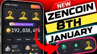 zen coin daily combo today 8 January | 8 January zen coin daily meditation today | zen coin #zencoin