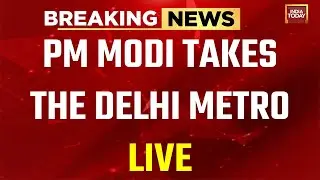 BREAKING NEWS: PM Modi Takes The Delhi Metro | PM Boards Metro To Visit Delhi University