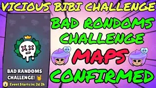 Bad Randoms Challenge💪 All MAPS Confirmed | Vicious Bibi Challenge 100% Confirmed Maps | Brawl Stars