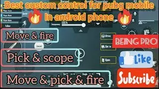 Pubg mobile best gaming custom control for android phon ] only two finger simple control