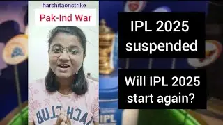 IPL 2025 Update and News: IPL Suspension and Future. Will IPL restart again? #ipl #operationsindoor