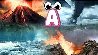 A to Z Natural Disasters Alphabet | Learn ABCs with Extreme Weather & Earth Events