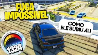 FIZ 3 FUGAS IMPOSSIVEIS COM O CARRO MAIS RAPIDO DA CIDADE
