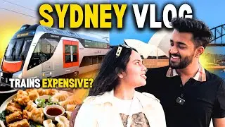 Exploring Sydney City😍 🇦🇺 | Train Itne Mehange? 😱 + Famous Momos in Australia!