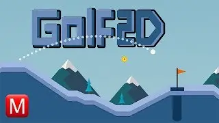 Golf 2D ► 10 уровней и разные фоны