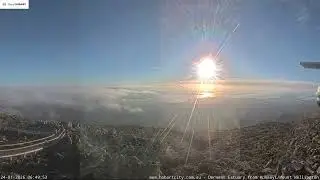 Hobart 🇦🇺 Mountain View Time Lapse ⛅️ (Kunanyi / Mount Wellington) - January 24 2026