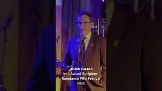 Jason Isaacs Accepts Icon Award at @Raindance  with Raw and Powerful Speech