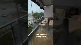 Let's Start a New Day ❤️ Rainy Morning 🌧️ #istanbul #rain #positivevibes #istanbul #kahvaltı #short