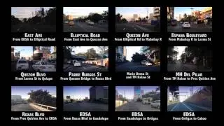 Metro Manila Roads - Video Index Navigation - Interactive Menu