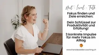 Fokus – Dein Schlüssel zur Zielerreichung in einer Welt voller Ablenkungen✨️