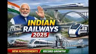 Indian Railways in 2025 Witnesses Rapid Expansion with Modern Trains, Mega Bridges & Record Volumes