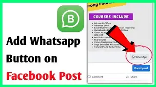 How To Add WhatsApp Button on Facebook Post in Meta Business Suite