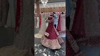 @sakshisindhi Maroon Wedding Lehenga Long suit Handwork Indian Pakistani Bollywood Designer Dress