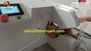 AT-3608 tape winding machine for very thin cable continuous taping machine
