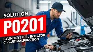КАК ИСПРАВИТЬ ОШИБКУ P0201 OBD II - Неисправность цепи топливной форсунки цилиндра 1
