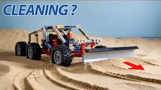 Making LEGO Car Clean Sandy Road | Lego Boom
