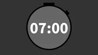 7 Minutes Countup Timer ‐ Animated