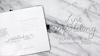 Plan With Me &bull; September 2020 &bull; Minimal Bullet Journal