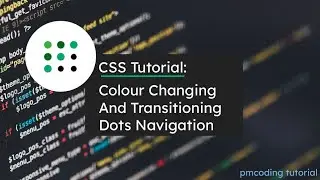 How to create a transitioning and colour changing dots navigation icon