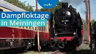 Meiningen: Tausende Besucher besichtigen Dampflokwerk | MDR TH&Uuml;RINGEN JOURNAL | MDR