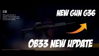 FREE FIRE NEW GUN G36 😲 DAMAGE ABILITY TEST | OB33 UPDATE NEW GUN - GARENA FREE FIRE 🔥