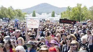 Australian women protest against gender violence
