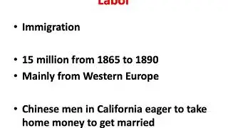 Business and Labor in the Industrial Era, 1860-1900 Part 1 of 3