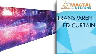 Transparent LED curtain -  Dubai Health Authority (Gitex 2018)
