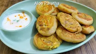 Aloo Paratha Recipe 😋  #homemade #snacks  #tamil #india 