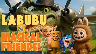 LABUBU with Magical Friends l Cute Kids Song & Music #labubu   #labubudance #kidsong #LABUBUmusic