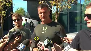 Co-OC Mario Cristobal Discusses Offensive Line Development
