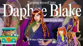 Daphne Blake (Scooby Doo) Halloween Costume Tutorial 💜🕵🏻&zwj;♀️ | 30 Days of Halloween Outfits - Day 4