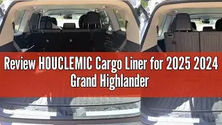 Review HOUCLEMIC Cargo Liner for 2025 2024 Grand Highlander Accessories, Cargo Mat Seat Backrest 2 i