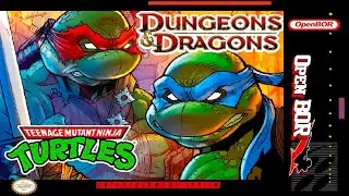 TMNT- Dungeons & Dragons Strangers Heroes Bootleg  4 Players Co-op [Openbor] NES-SNES-RETRO