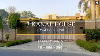 3 Kanal Fully Furnished House For Sale | Cavalry Ground Lahore