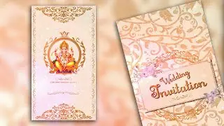 Wedding invitation video | Save the date | WhatsApp Invite free download blank without text template