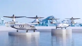 Lanying R6000 #Tiltrotor by United Aircraft Technology from Shenzhen China - features video #倾转旋翼飞行器